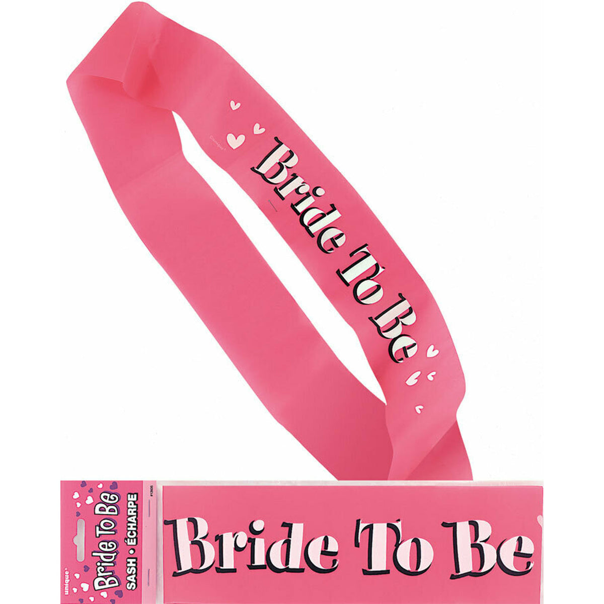 Bride To Be Sash Plastic