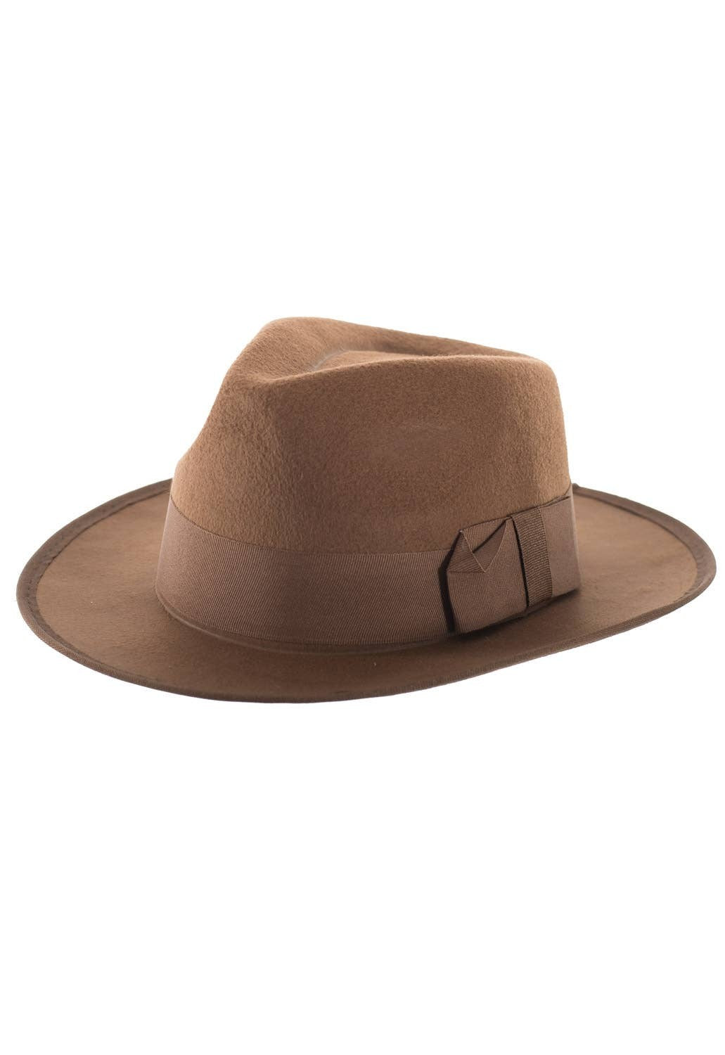 Brown 1920s Fedora Hat