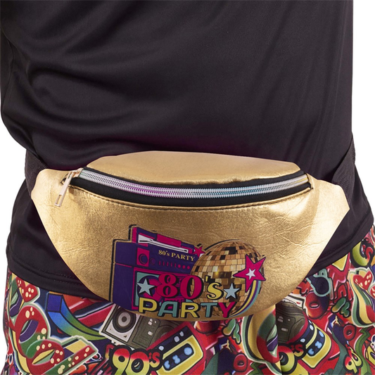 Bum Bag - Gold 80s Party 
