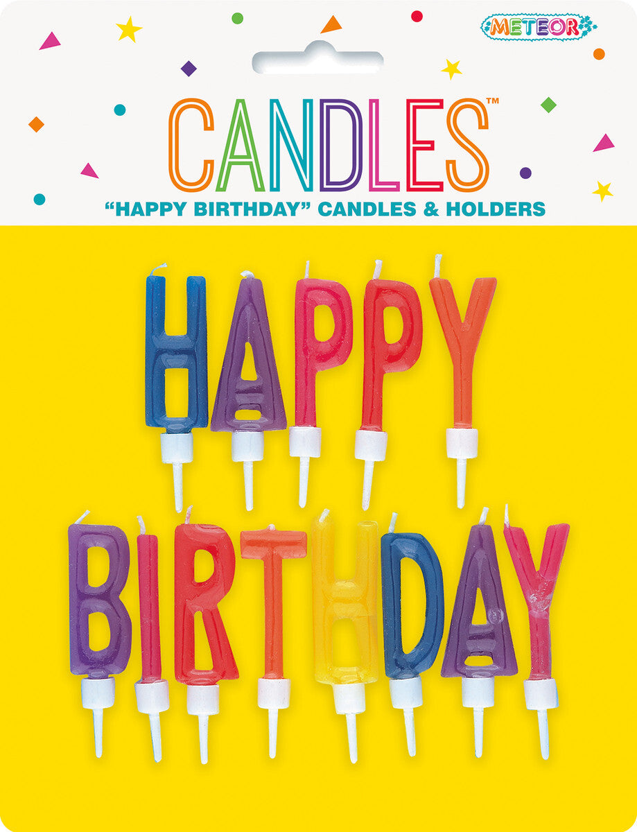Candle - Happy Birthday Letters