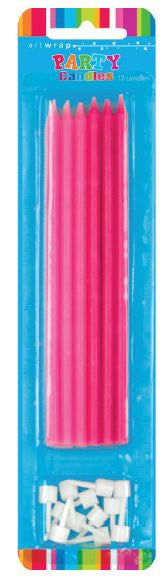 Candle - Tall Pink 