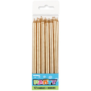 Candle Slim Metallic Gold
