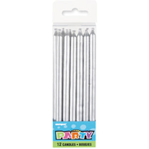 Candle Slim Metallic Silver