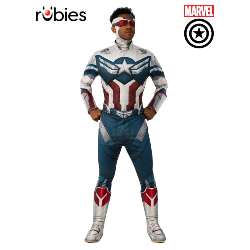 Captain America Deluxe Costume - Adult - XL