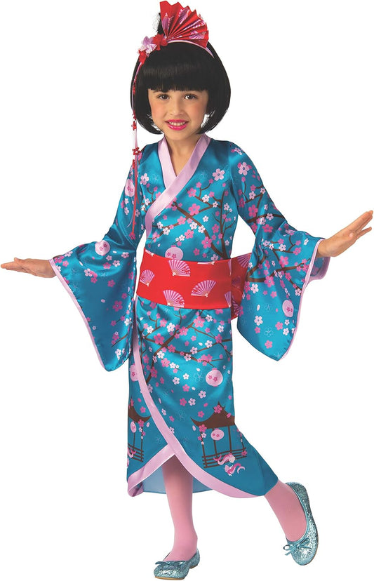 Cherry Blossom Japanese Princess Costume - Child - 5-7