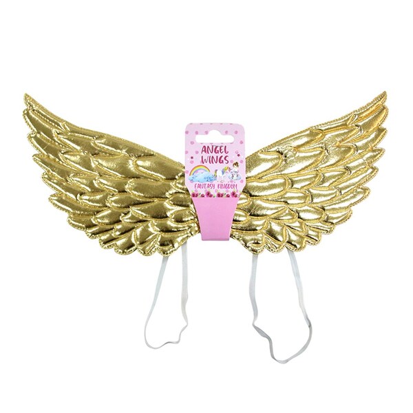 Child Metallic Gold Angel Wings 