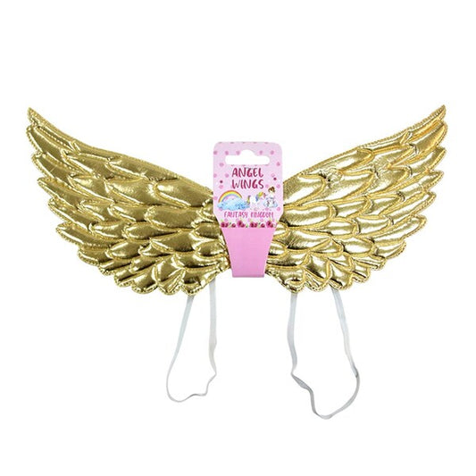 Child Metallic Gold Angel Wings 