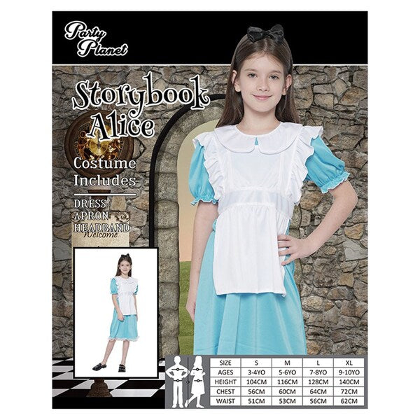 Child Storybook Alice Costume - L