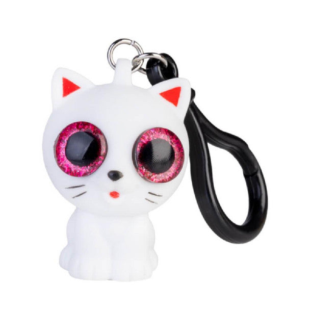 Clip-on Eye Popping Keychain - Cat