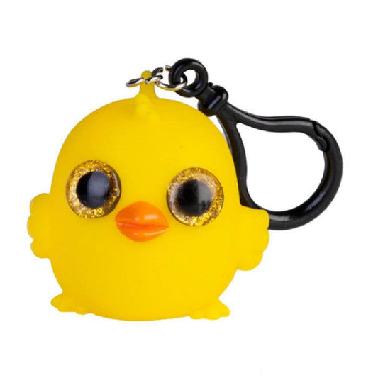 Clip-on Eye Popping Keychain - Chick