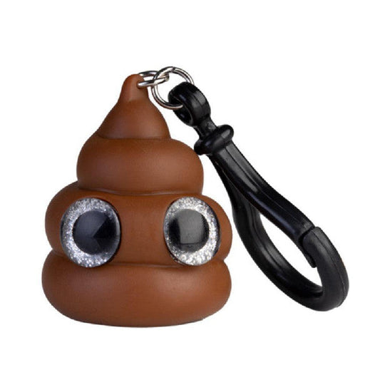 Clip-on Eye Popping Keychain - Poo
