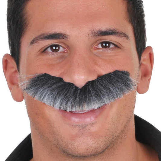 Colonel Black & Grey Moustache