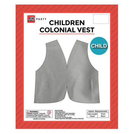 Colonial Vest Grey - Child - STD
