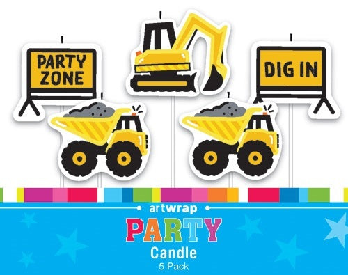 Construction Candles (Pk 5)