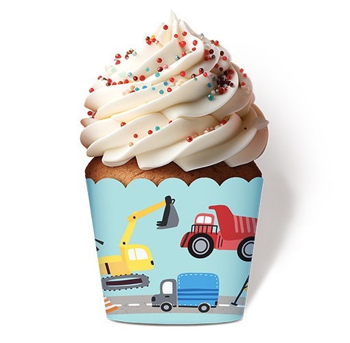 Construction Cupcake Baking Cups (Pk 12)