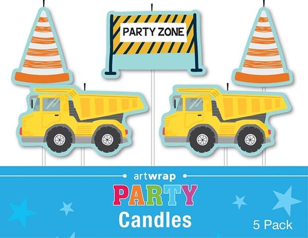 Construction Pick Candles (Pk 5)