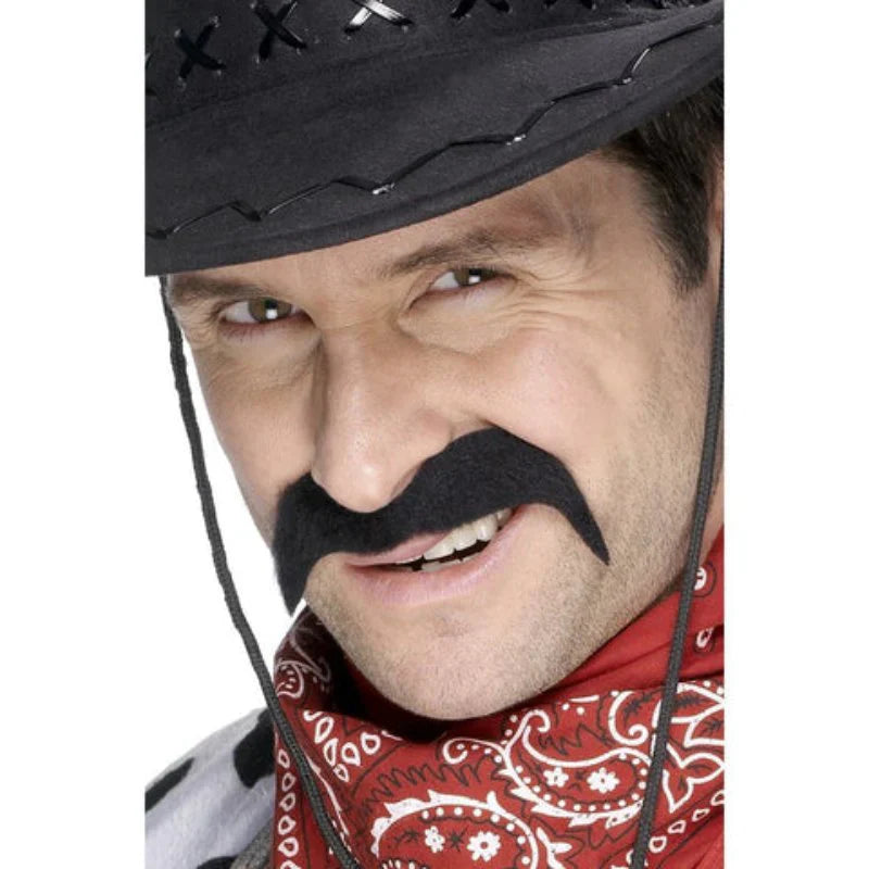 Cowboy Handlebar Moustache
