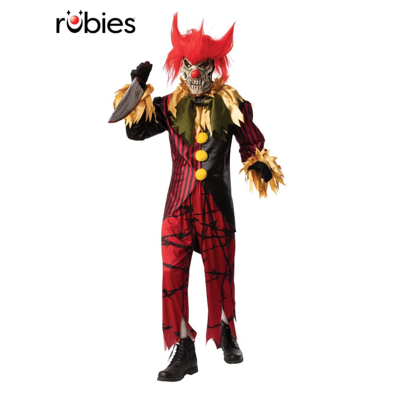 Crazy Clown Costume - Adult - STD
