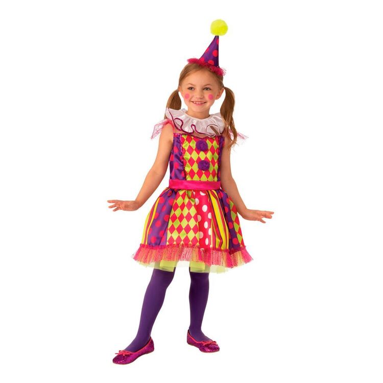Crazy Clown Costume - Child - 8-10