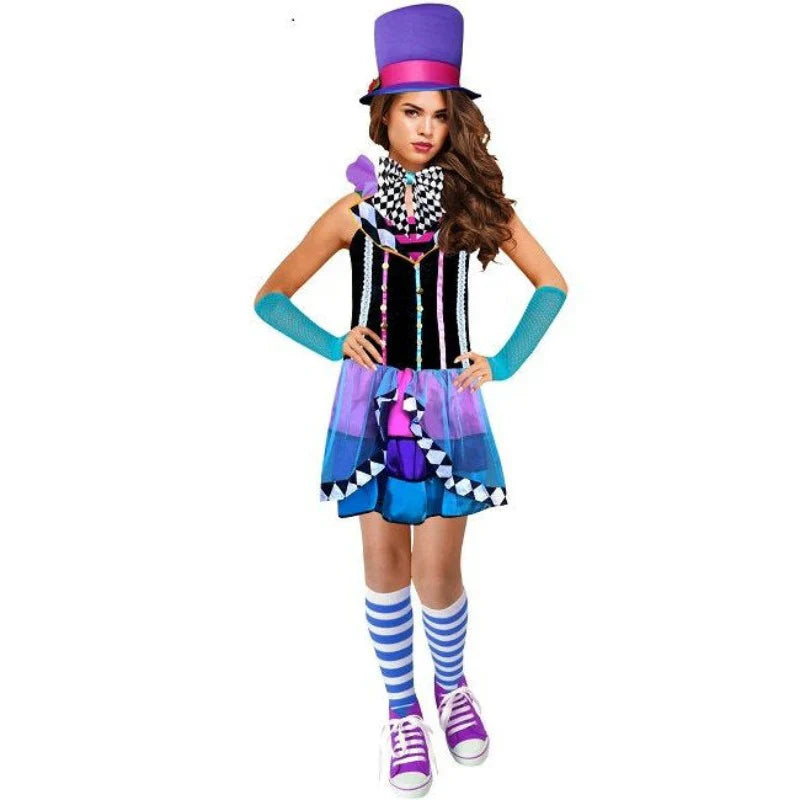 Crazy Hatter Girl Costume - Child - XL