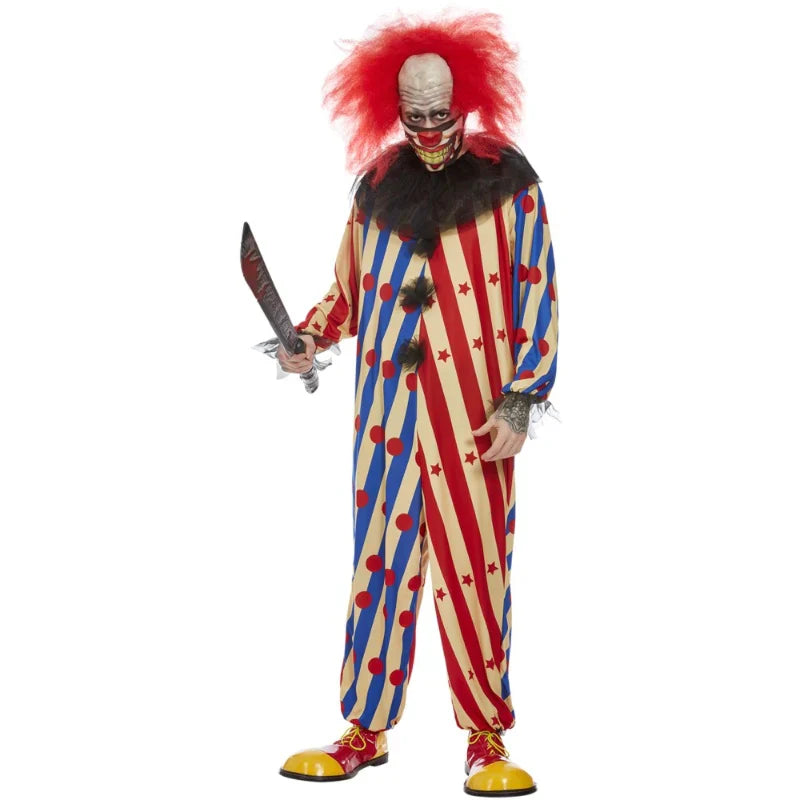 Creepy Clown Costume - Adult - M