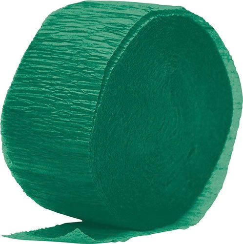 Crepe Paper Streamer - Dark Green