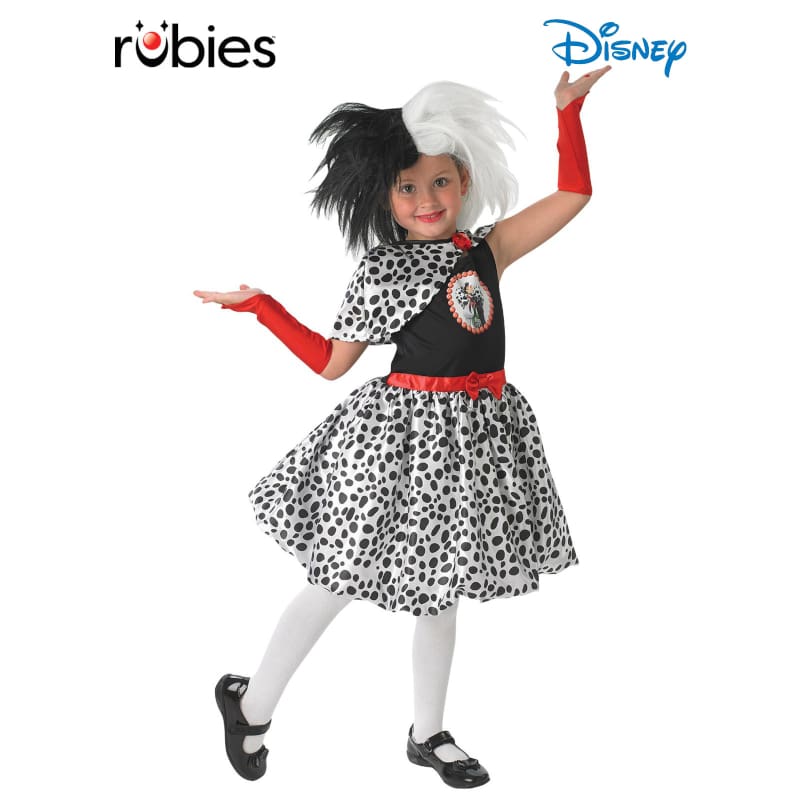 Cruella De Vil Costume - Child - 5-6