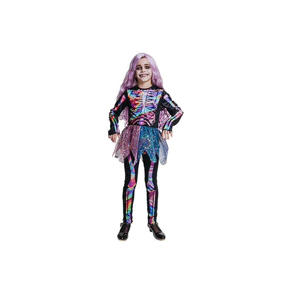 Dancing Rainbow Skeleton Costume - Child - STD