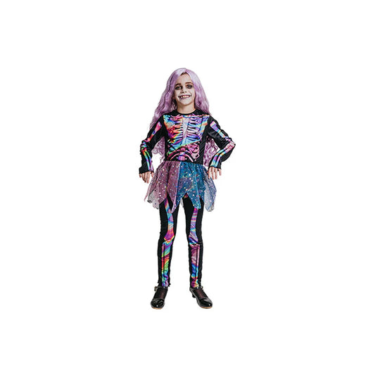 Dancing Rainbow Skeleton Costume - Child - STD