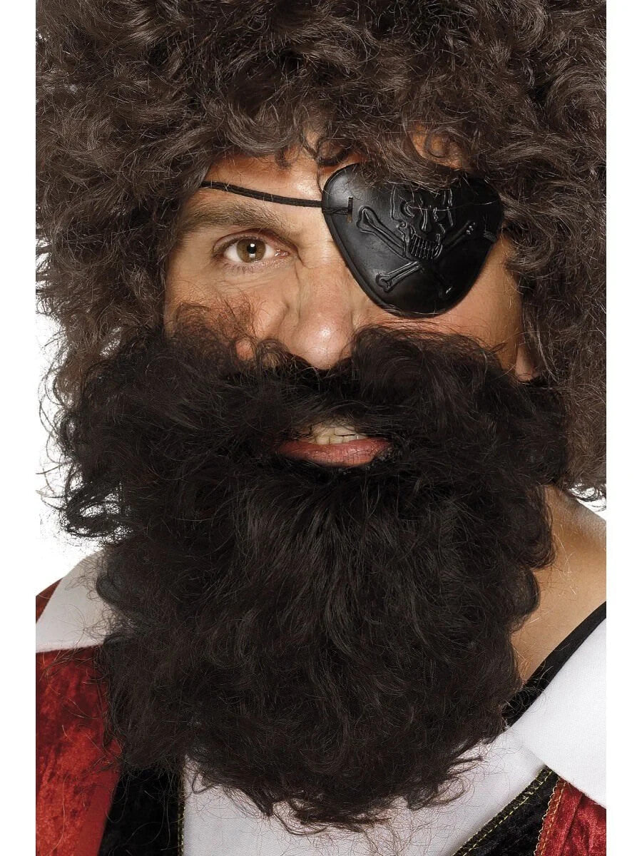 Deluxe Pirate Beard and Moustache Set