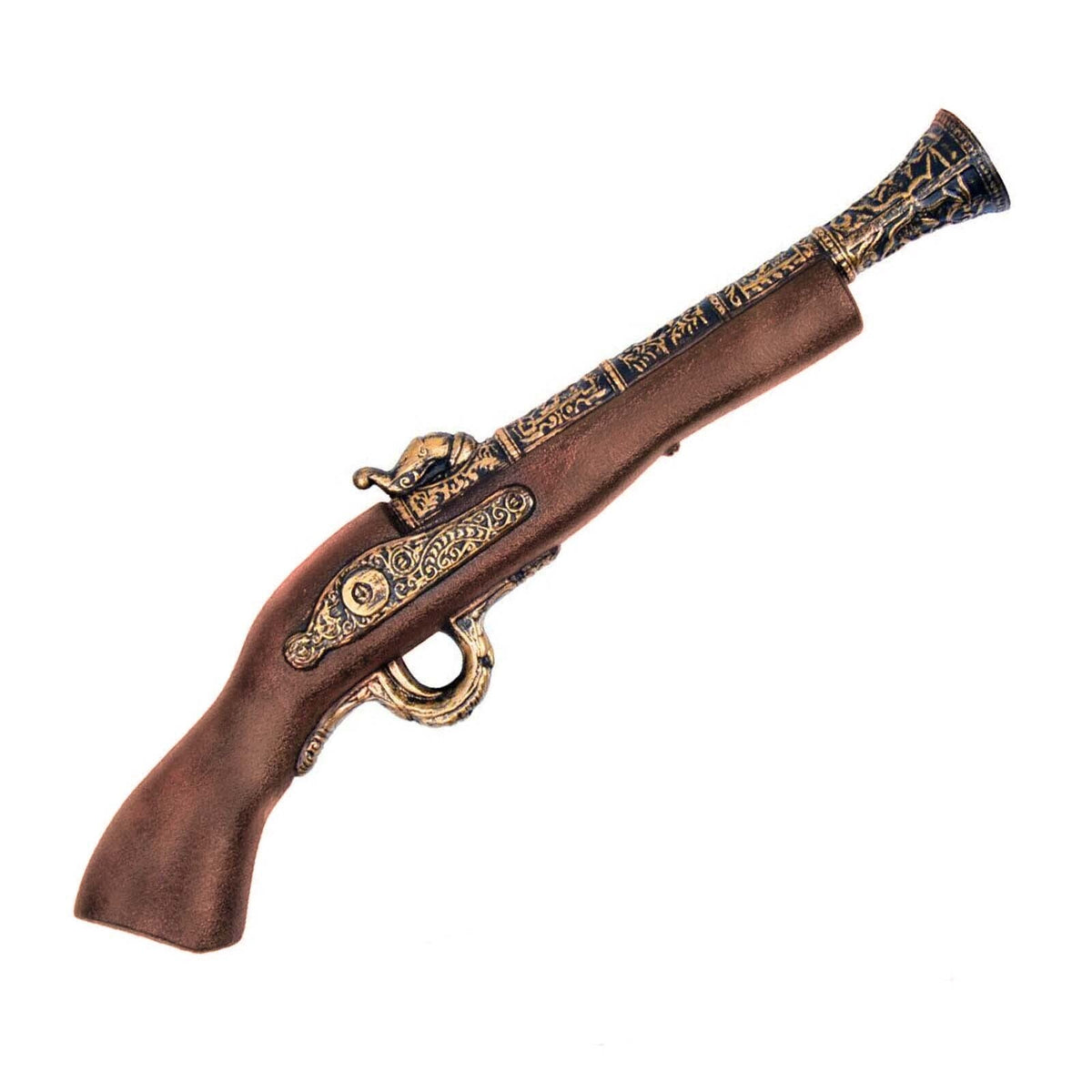 Deluxe Pirate Pistol - Brown/Gold