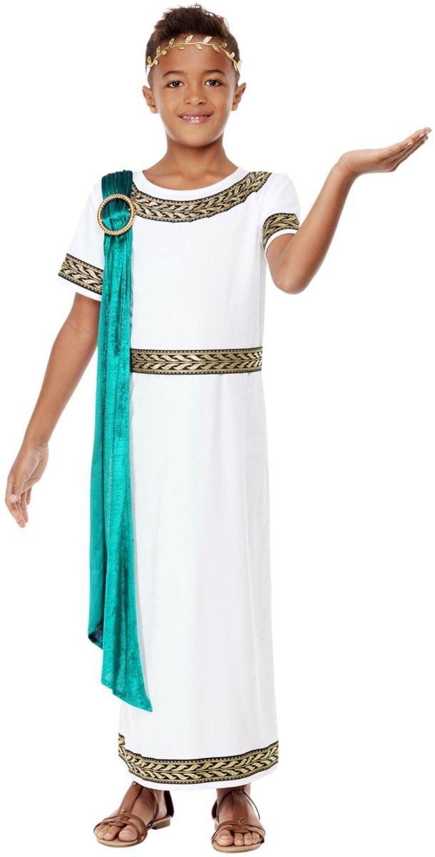Deluxe Roman Empire Toga Costume - Child - M
