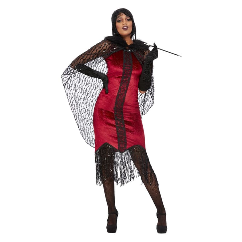 Deluxe Vampire Flapper Costume - Adult - S