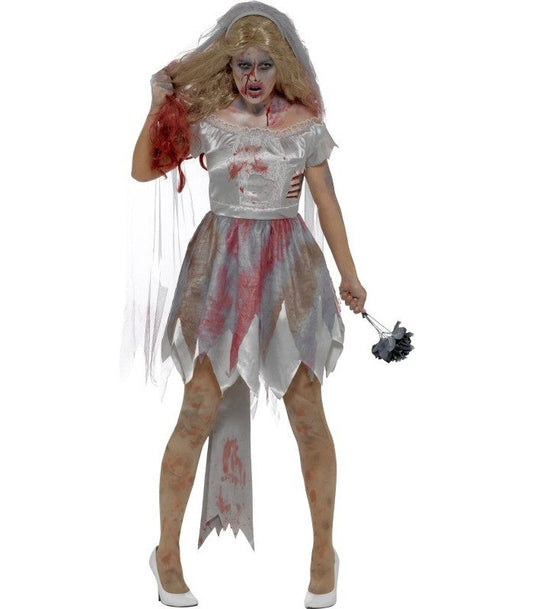 Deluxe Zombie Bride Costume - Adult - L