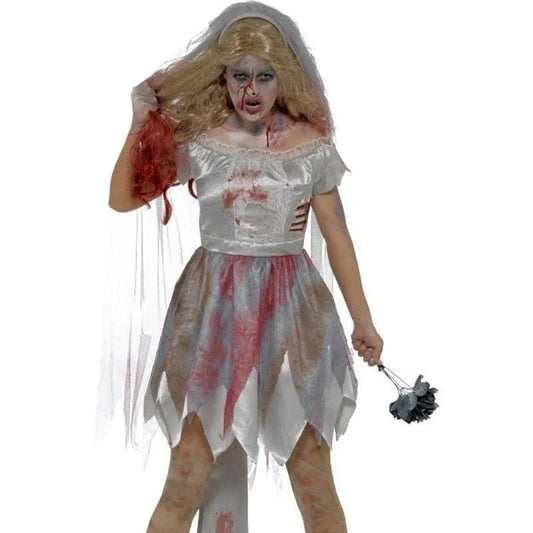 Deluxe Zombie Bride Costume - Adult - M