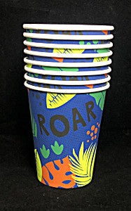 Dinosaur Paper Cups (Pk 8)