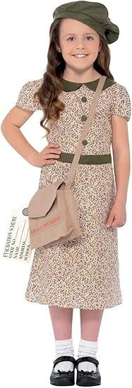 Evacuee Girl Costume - Child - M