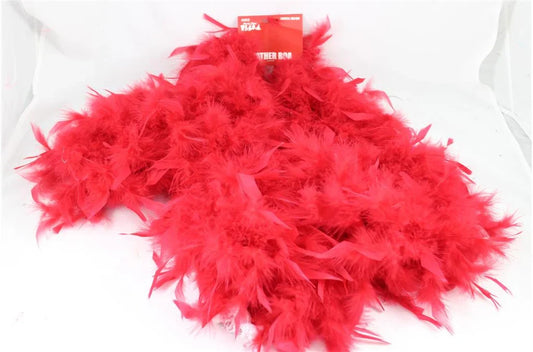 Feather Boa 150cm - Red