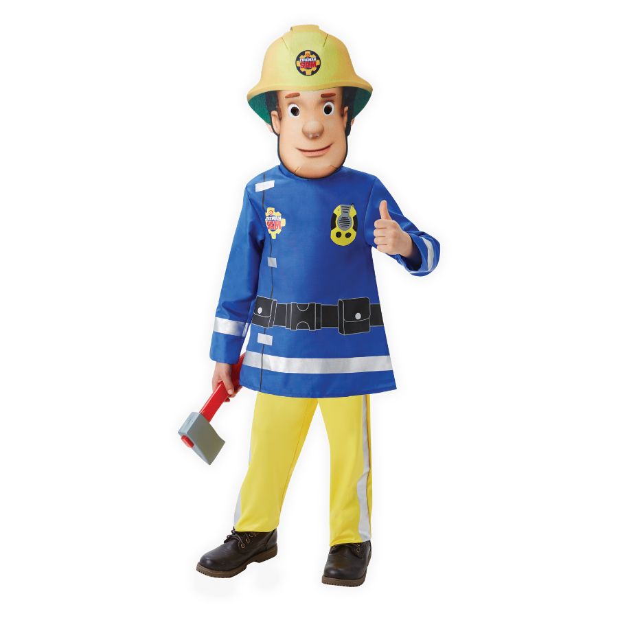 Fireman Sam Deluxe Toddler Costume