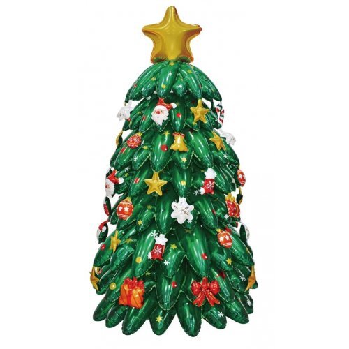 Foil Balloon Green Christmas Tree Supershape