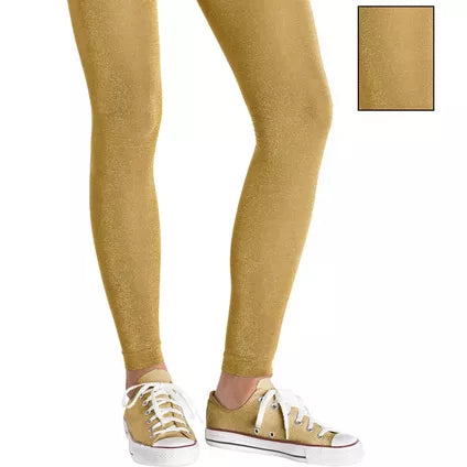 Footless Tights - Gold