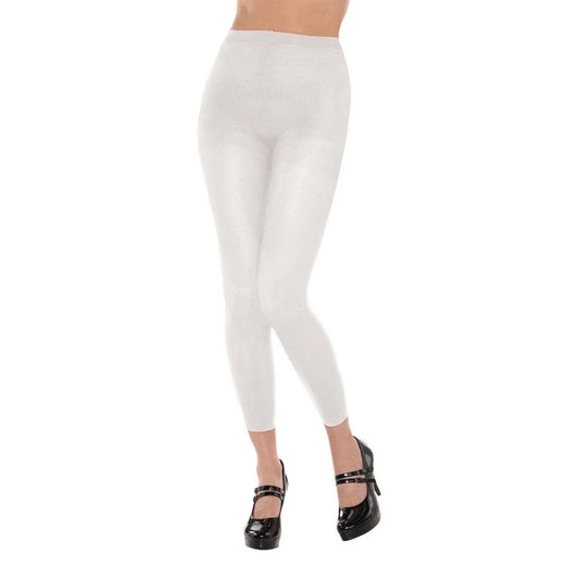 Footless Tights - White