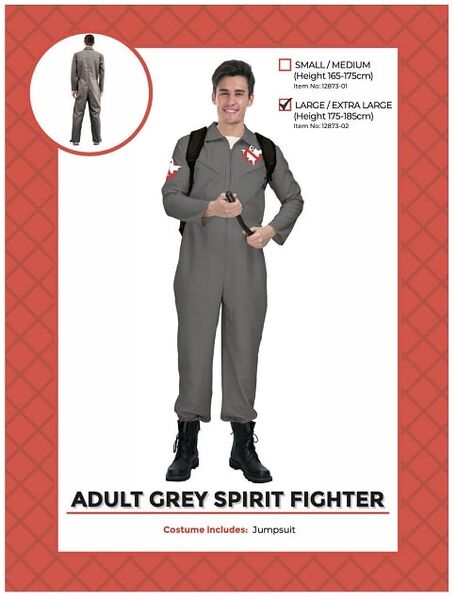 Ghost Fighter Costume - Adult - L-XL
