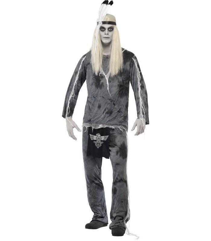 Ghostly Indian Costume - Adult - L