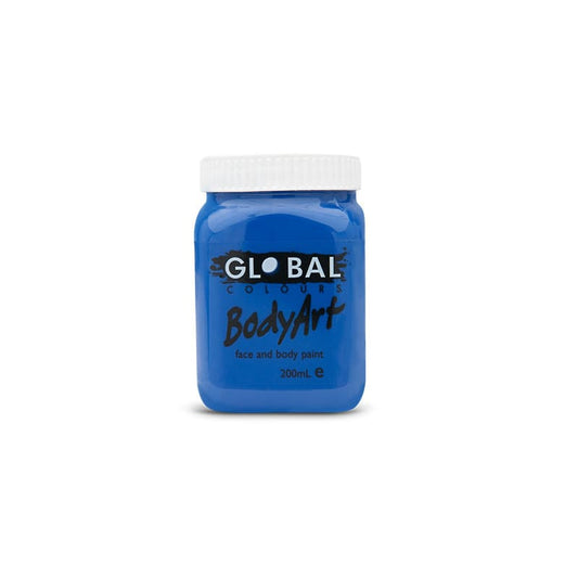Global Colours Face and Body Paint Ultra Blue 200ml