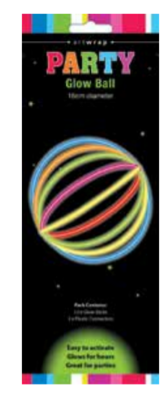 Glow Ball Party Novelty (Pk 1)