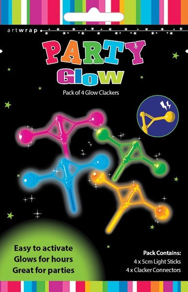 Glow Clacker Toy (Pk 4)