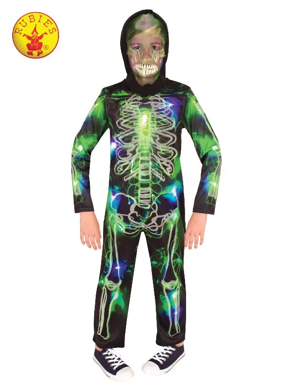 Glow Skeleton Costume - Child - 5-6