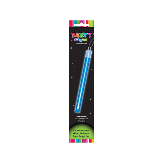 Glow Stick 20cm Single Pack - Blue