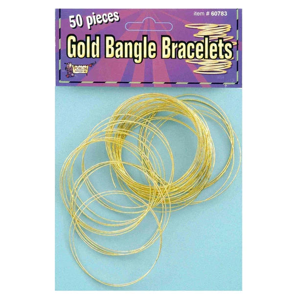 Gold Bangle Bracelets (Pack of 50)